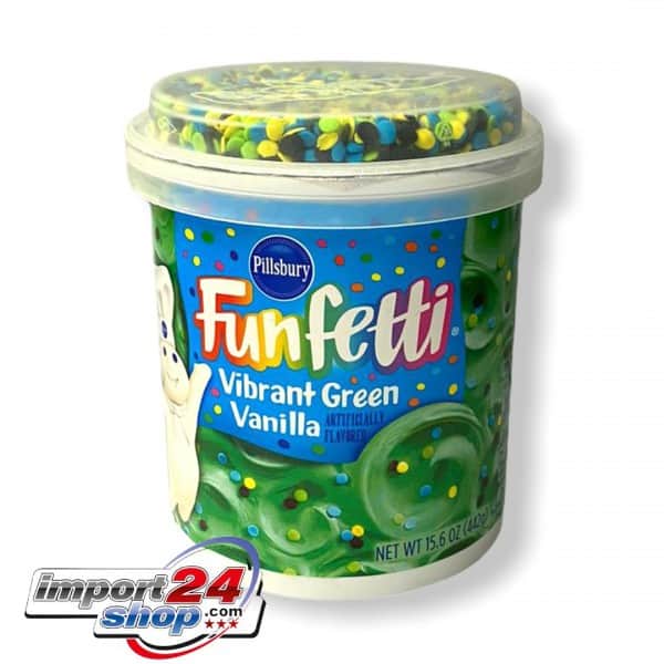 Funfetti Vibrant Green Vanilla Glasur