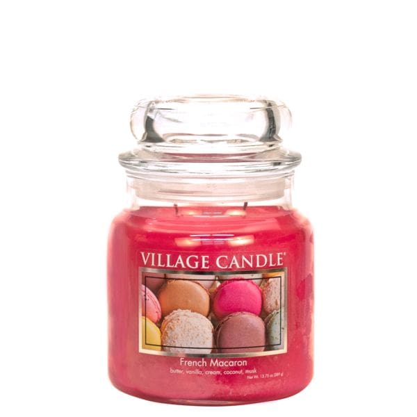 Village Candle Mittleres Glas French Macaron