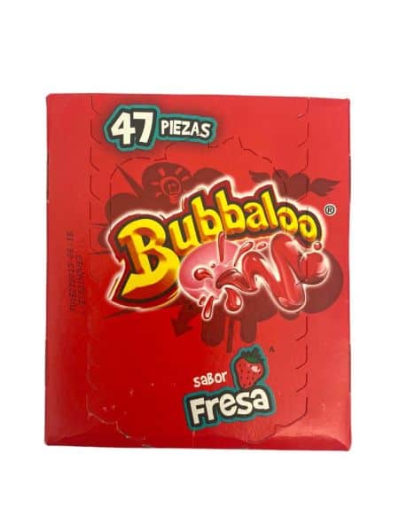 Bubbaloo Bubble Gum Strawberry Box