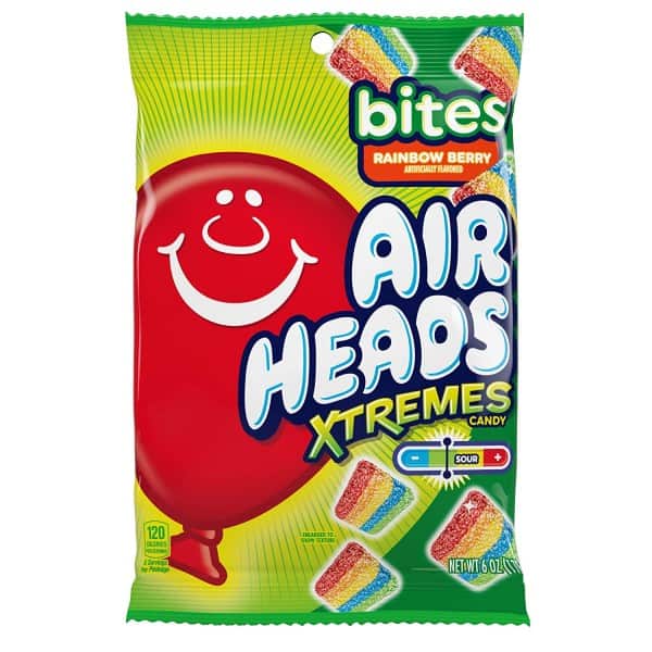 AirHeads XTREMES BitesRainbow Berry Bag - Fruchtgummi - MHD REDUZIERT