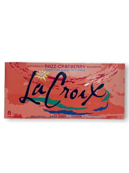 La Croix Razz Cranberry Sparkling Water 8er Erfrischungsgetränk - MHD REDUZIERT