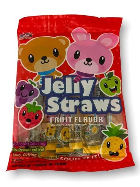 Jelly Straws Fruit Flavour