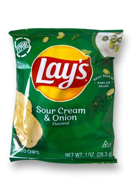 Lay´s Sour Cream and Onion Chips Knabbersnack (28g)