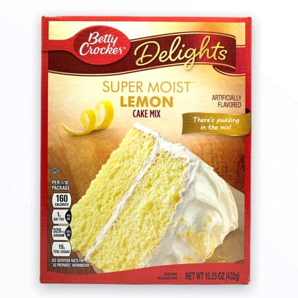 Betty Crocker Cake - Lemon Backmischung (432 g.) - MHD REDUZIERT