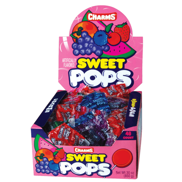 Charms Sweet Pop verschiedene Sorten Lutscher