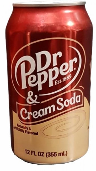 Dr Pepper Cream Soda Erfrischungsgetränk (Dose) (355 ml.)