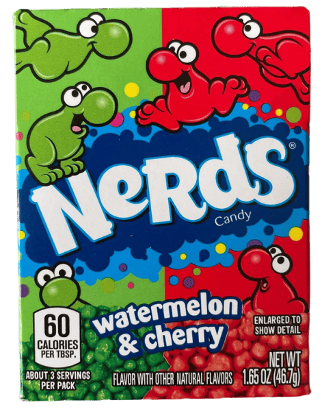 Wonka Nerds Watermelon / Wild Cherry Zuckerperlen