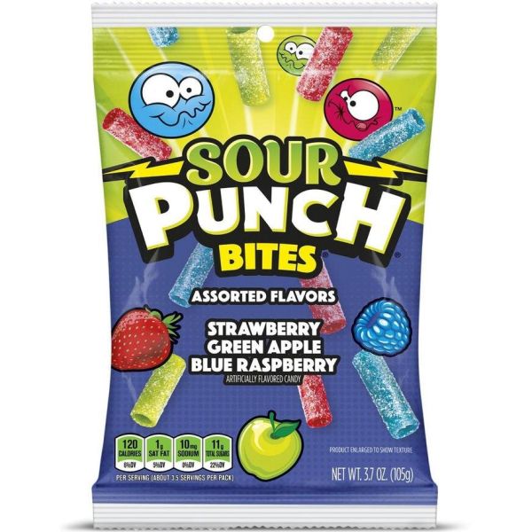 Sour Punch Assorted Bites Bag 105g