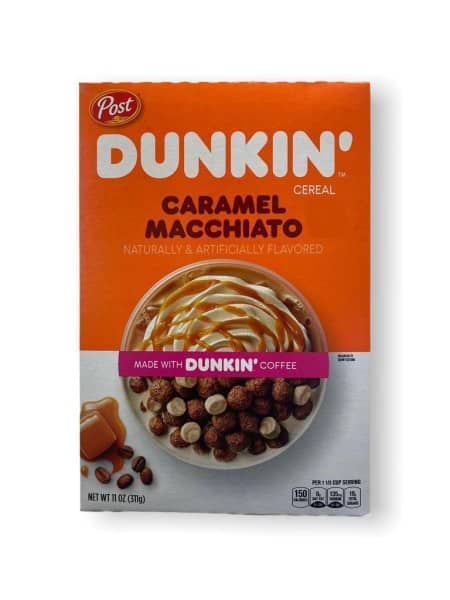 Post Dunkin Caramel Macchiato Frühstücksflocken 311g -MHD REDUZIERT