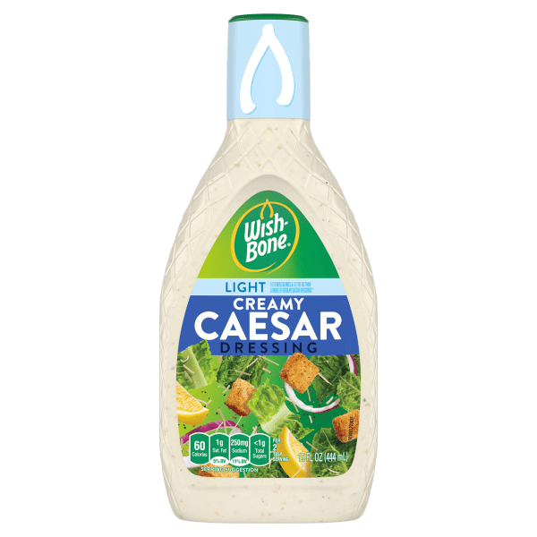 Wish Bone Lite Creamy Cesar Salat Dressing Sauce