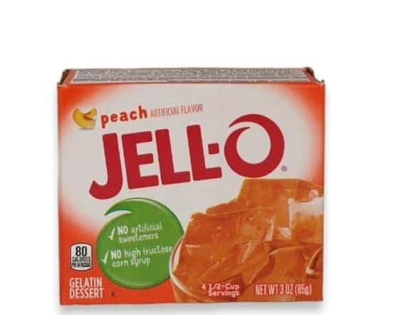 Jello Peach Instant Wackelpudding