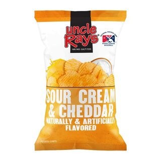 Uncle Rays' Chips Cheddar & Sour Cream Knabbersnack