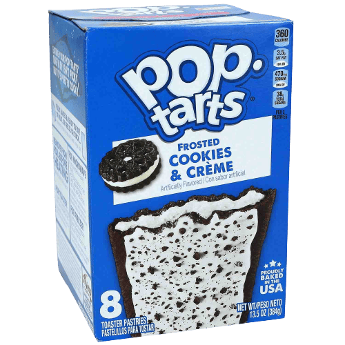 Kellogg's Pop Tarts Frosted Cookies´n´Creme Teiggebäck