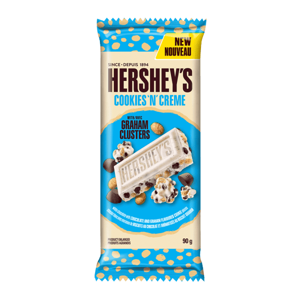 Hershey´s Cookies N Creme with Graham Cluster Bar Schokolade - MHD REDUZIERT