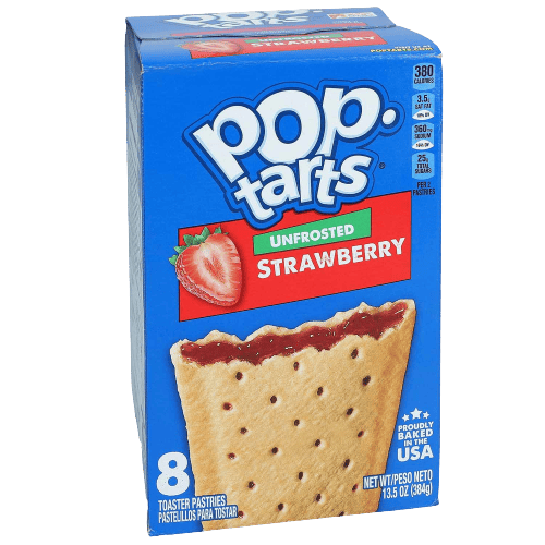 Kellogg's Pop Tarts Unfrosted Strawberry Teiggebäck