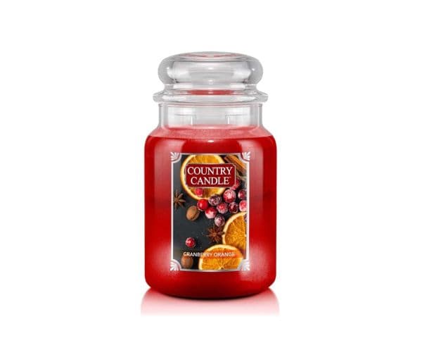 Country Candlegroßesglas Cranberry Orange