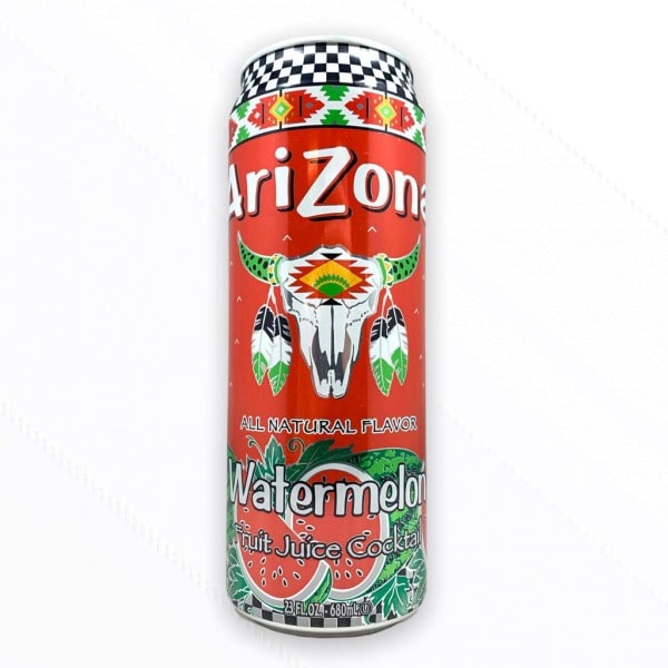 Arizona Watermelon Erfrischungsgetränk (680 ml.) (Dose) mit Süßungsmittel - MHD REDUZIERT