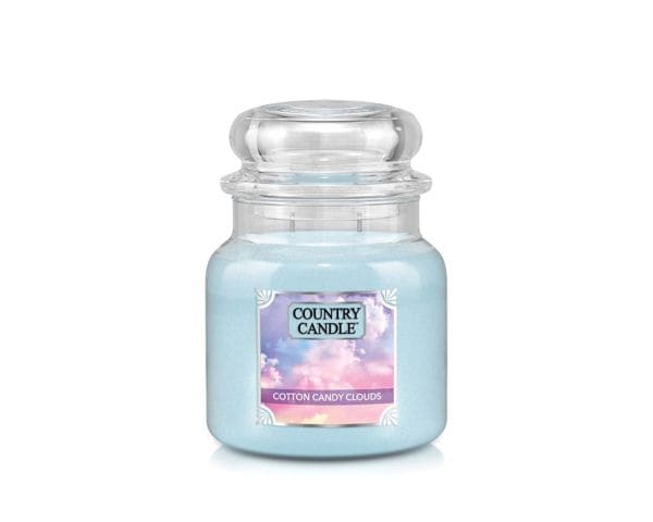 Country Candle Mittleres Glas Candy Clouds