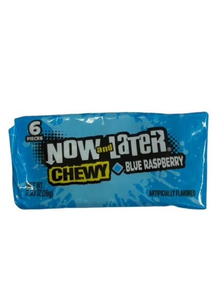 Now and Later Blue Raspberry Chewy Kaubonbons