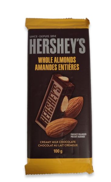 Hershey´s Whole Almond 100g Schokoladenriegel mit Mandel - MHD REDUZIERT