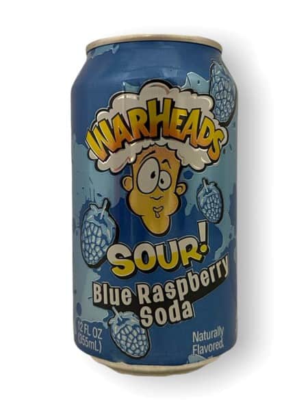Warheads Sour! Blue Raspberry (355ml.) Erfrischungsgetränk