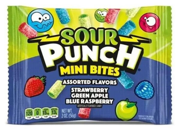 Sour Punch Assorted Mini Bites 56g
