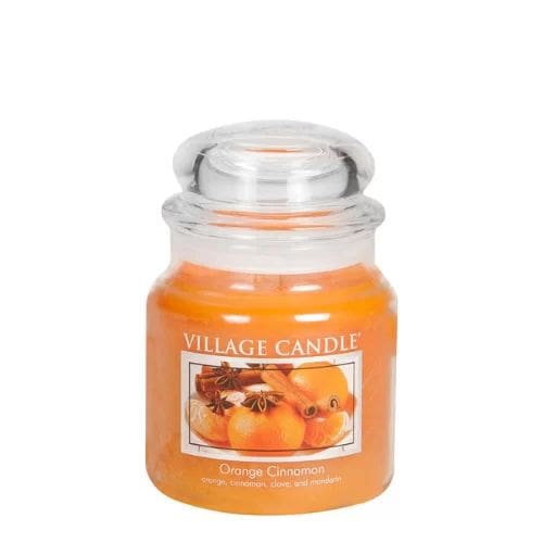Village Candle Mittleresglas Orange Cinnamon