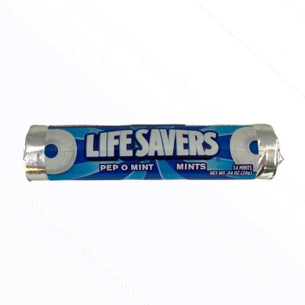 Life Savers Mints Pep O Mint Rolle (24g) Lutschbonbons
