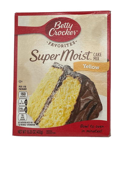 Betty Crocker Cake - Supermoist Yellow Backmischung (432g)