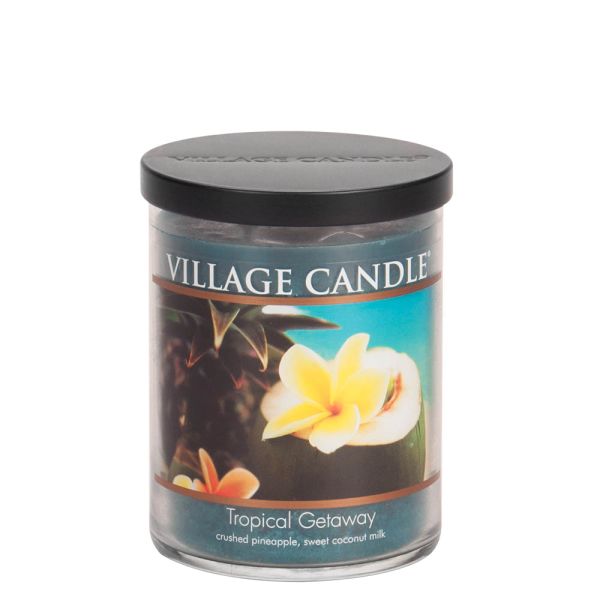 Village Candle Tumbler Mittleres Glas Tropical Getaway