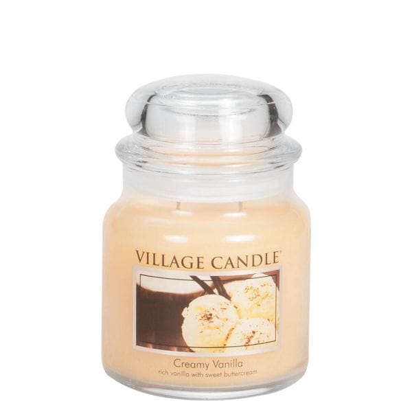 Village Candle Mittleres Glas Creamy Vanilla