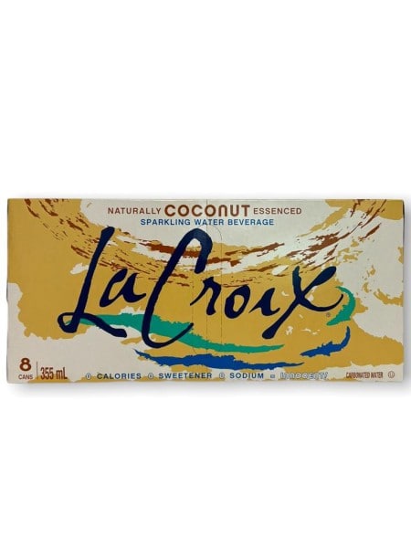 La Croix Coconut Sparkling Water Erfrischungsgetränk 8er Box
